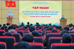 Tập huấn bồi dưỡng kiến thức kỹ năng mềm cho Học sinh Giáo dục nghề nghiệp tại Trường trung cấp Dân tộc nội trú Nghệ An